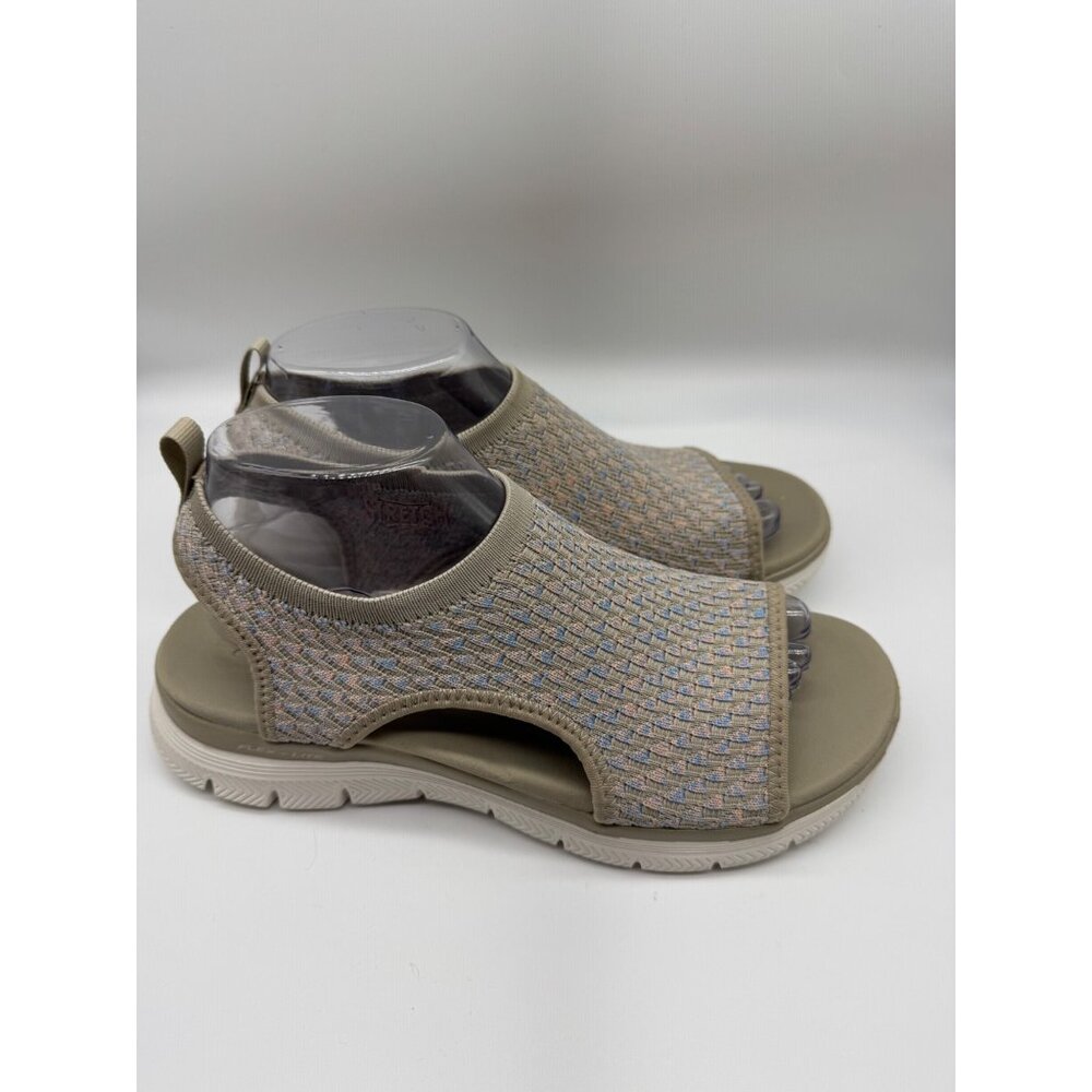 Skechers Vegan Washable Slingback Sandals Flex Appeal Shoe Women Size 9